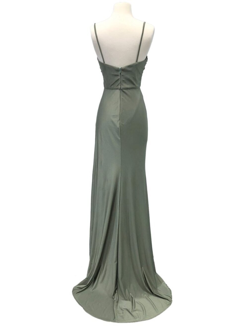 N/A NEW BROWN Evening Gown Floor Length Formal Elegant Stunning 4288 - Picture 2 of 3